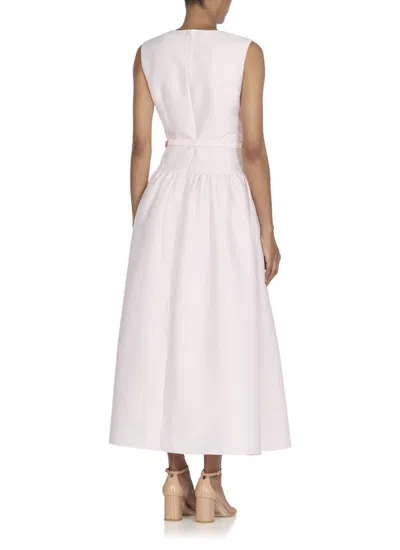 Self-portrait Taffeta Midi Dress In Pink