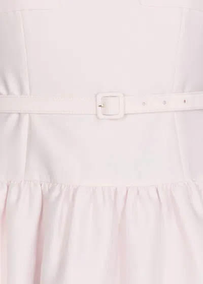 Self-portrait Taffeta Midi Dress In Pink