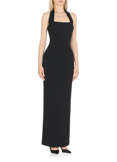 Solace London Illona Crepe Halterneck Gown