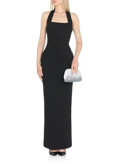 Solace London Illona Crepe Halterneck Gown