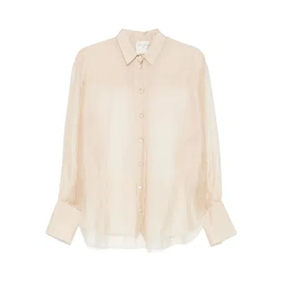 Forte Forte Organza Button-front Shirt In Neutral