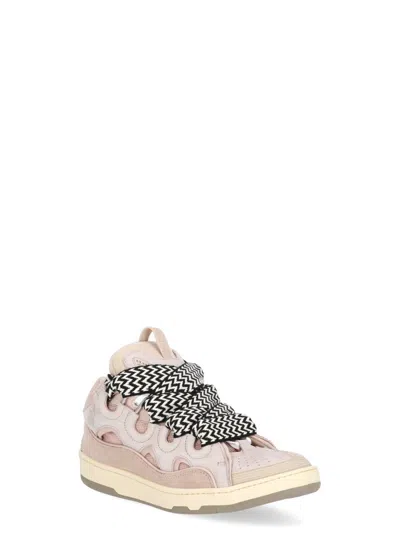 Lanvin Curb Sneakers In Pink