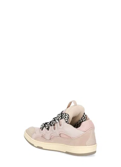 Lanvin Curb Sneakers In Pink
