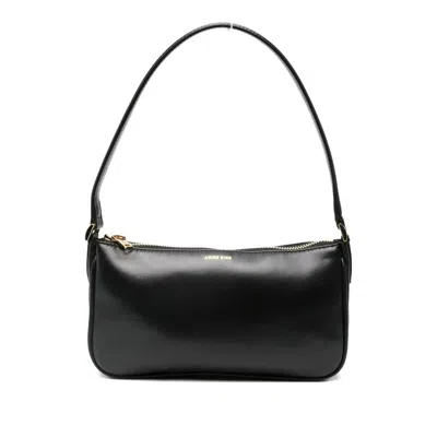 Anine Bing Mini Leather Elly Shoulder Bag In Black