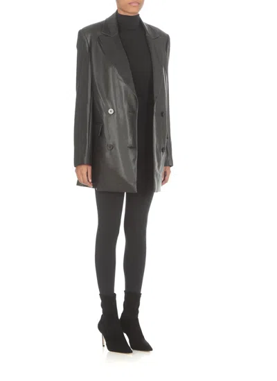 Wolford Seamless Fitted Turtleneck Long-sleeved Top In Black