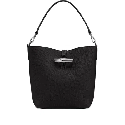 Longchamp Black Bucket Bags