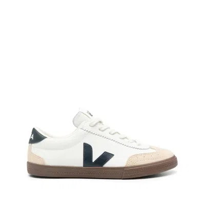 Veja Low-top Silhouette Sneakers With Contrast Rubber Sole In White