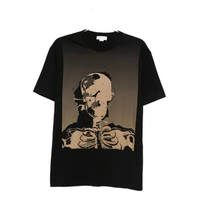 Alexander Mcqueen Skeleton T-shirt In Black