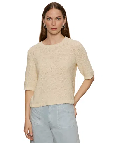Sanctuary Tape Yarn Open Stitch Cotton Blend Sweater