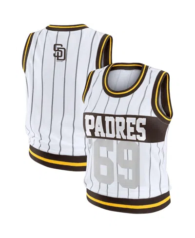 Wear By Erin Andrews Women's White San Diego Padres Sporty Tank Top