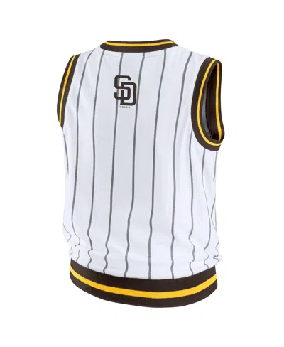 Wear By Erin Andrews Women's White San Diego Padres Sporty Tank Top