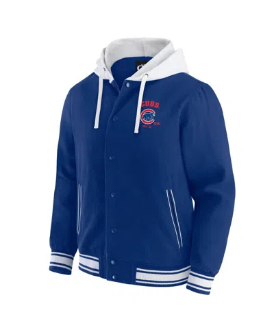 Fanatics Darius Rucker Collection By  Men'sâ Royal Chicago Cubs Full-snap Hooded Jacket In Blue