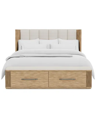 Macy's Frandlyn Upholstered King Storage Bed