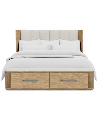 Macy's Frandlyn Upholstered King Storage Bed