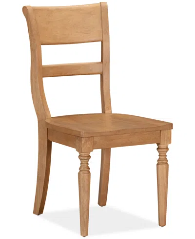 Macy's Willowmere Dining Chair With Wood Seat, Created For .