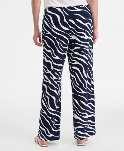 Jm Collection Women's Printed Wide-leg Pull-on Pants, Exclusively At Macy's