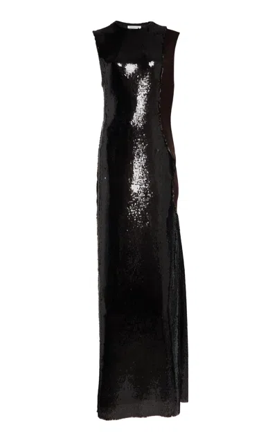 Christopher Esber Opaline Sequin Infinity Cutaway Dress