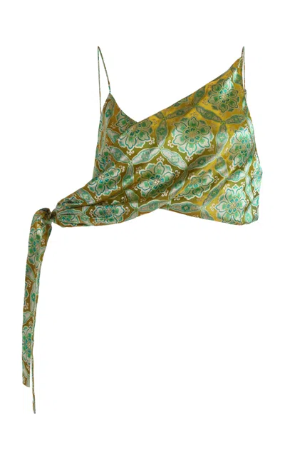 Christopher Esber Palmira Handkerchief Tie Top