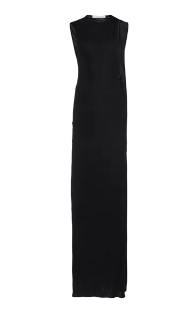 Christopher Esber Infinity Cutaway Satin Trimmed Dress