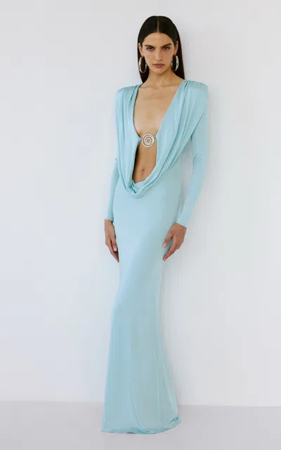 The New Arrivals Ilkyaz Ozel Camillea Azzuro Dress