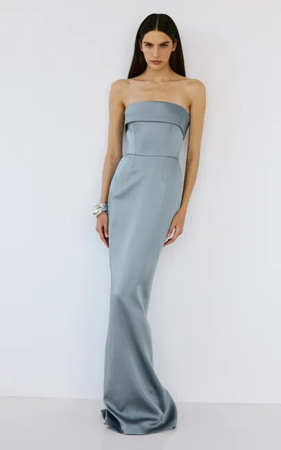 The New Arrivals Ilkyaz Ozel Rhea Bosphorus Fog Dress