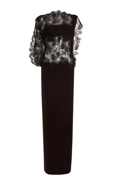 Christopher Esber Mahara Floating Lace Column Dress