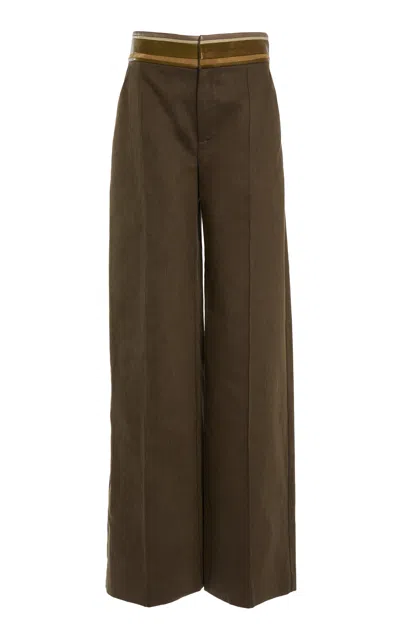 Christopher Esber Ellis Leather Waistband Trouser