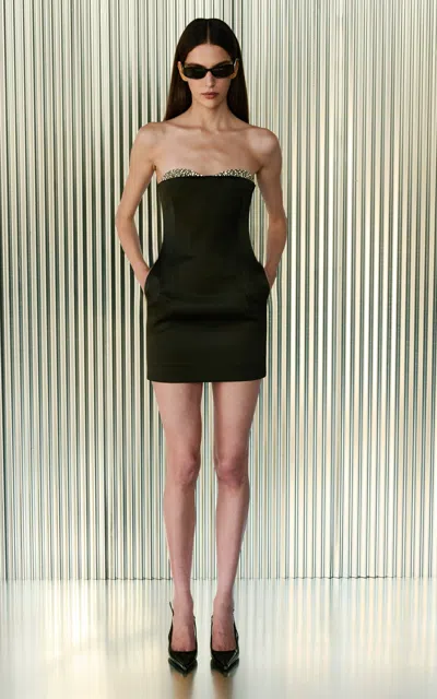 The New Arrivals Ilkyaz Ozel Noelie Jetra Strapless Mini Dress