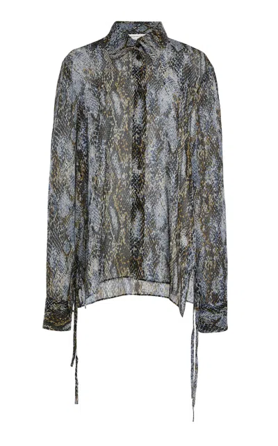 Christopher Esber Serpent Print Shirt