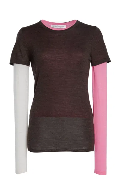 Christopher Esber Cipolla Double Layer Merino L/s Tee
