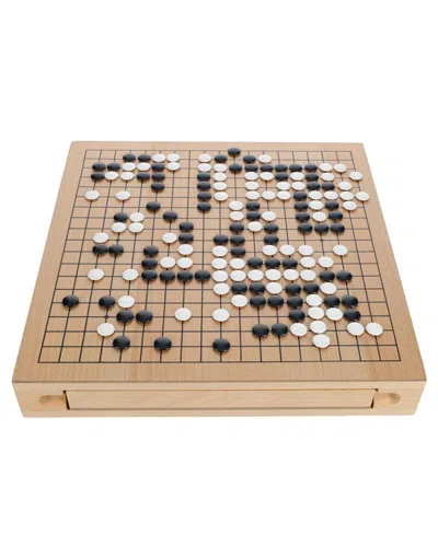 We Games Wood Go Set With Pull Out Drawers -12 In.