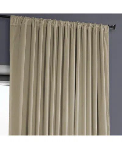 Half Price Drapes Wild Rose Extra Wide Heritage Plush Velvet Room Darkening Curtain