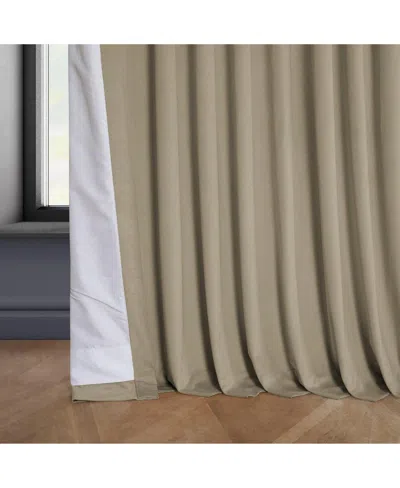 Half Price Drapes Wild Rose Extra Wide Heritage Plush Velvet Room Darkening Curtain