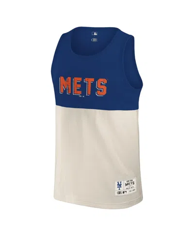 Fanatics Darius Rucker Collection By  Men's Royal New York Mets Color Block Tank Top In Multi