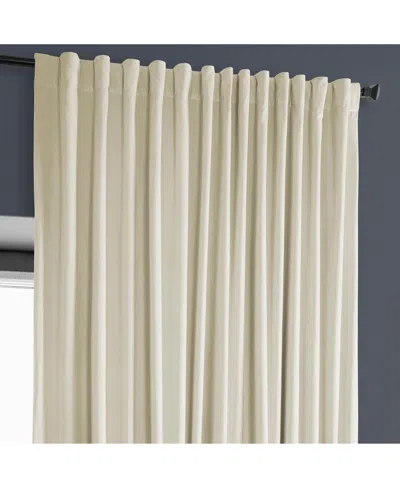 Half Price Drapes Wild Rose Extra Wide Heritage Plush Velvet Room Darkening Curtain