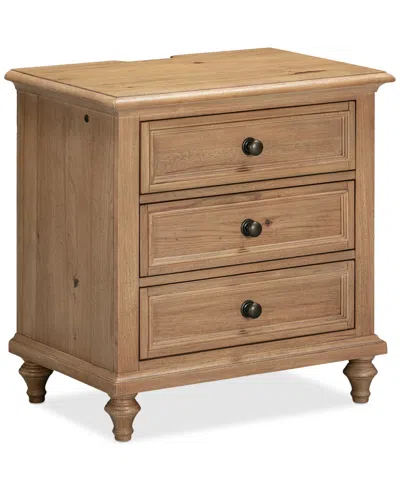 Macy's Willowmere 3 Drawer Nightstand, Created For .