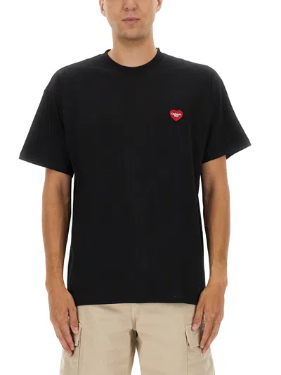Carhartt Heart Motif Crew Neck Graphic Print T-shirt