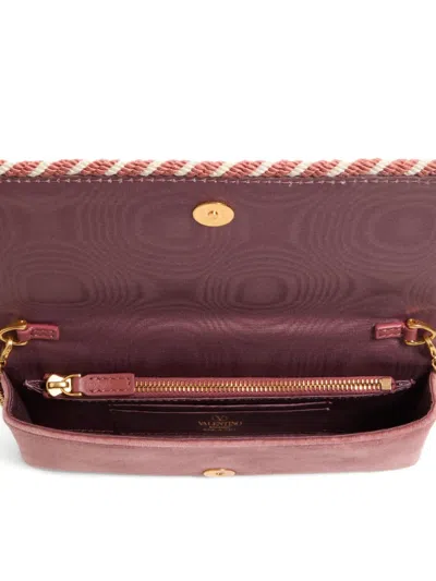 Valentino Braided Edge Leather Handbag