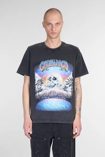 Casablanca Premonition Hotfix Printed T-shirt In Gray