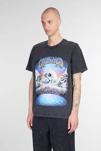 Casablanca Premonition Hotfix Printed T-shirt In Gray