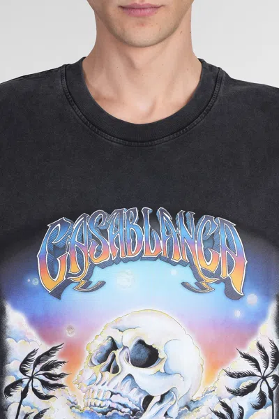 Casablanca Premonition Hotfix Printed T-shirt In Gray