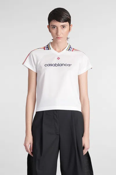 Casablanca Dynamic Logo Jacquard Football T-shirt