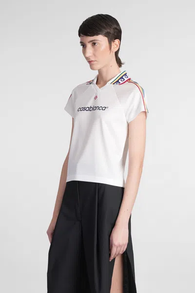 Casablanca Dynamic Logo Jacquard Football T-shirt