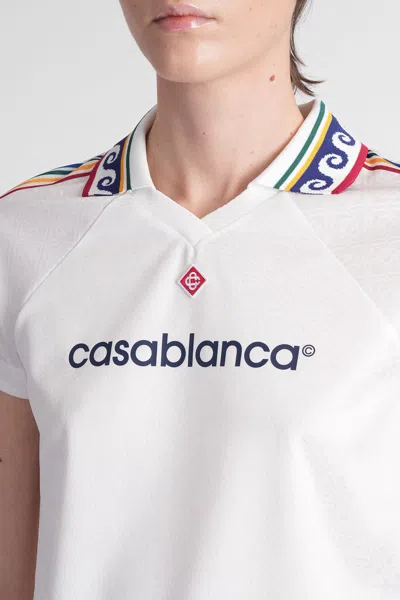 Casablanca Dynamic Logo Jacquard Football T-shirt