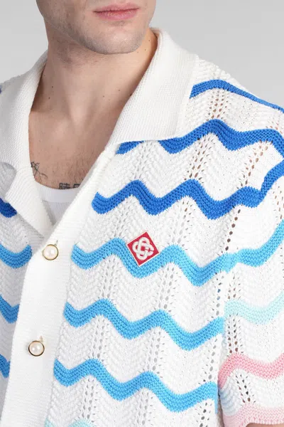 Casablanca Shirt In White Cotton In White