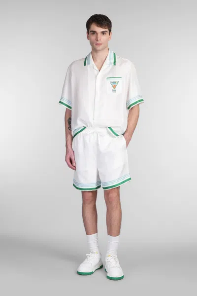 Casablanca Le Jeu Colore Silk Shorts