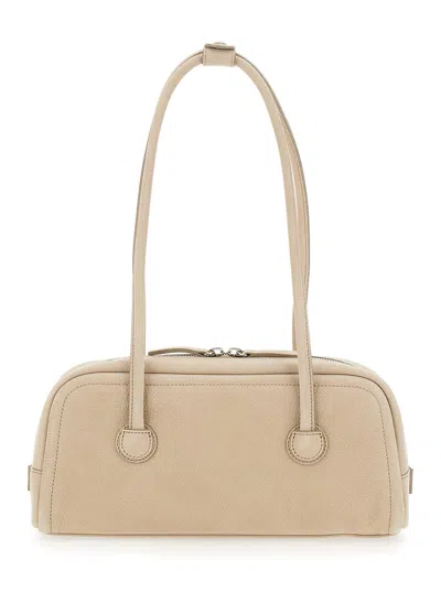 Margesherwood Top-handle Leather Tote Bag In Neutral
