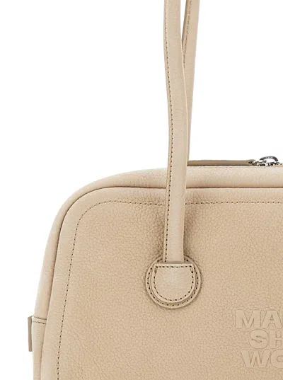Margesherwood Top-handle Leather Tote Bag In Neutral