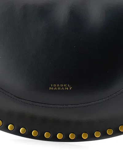Isabel Marant Naoko Leather Shoulder Bag In Animal Print