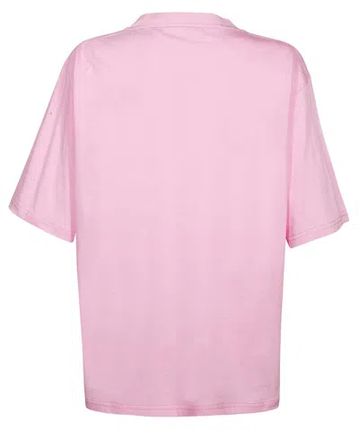 Gcds Cotton T-shirt In Pink